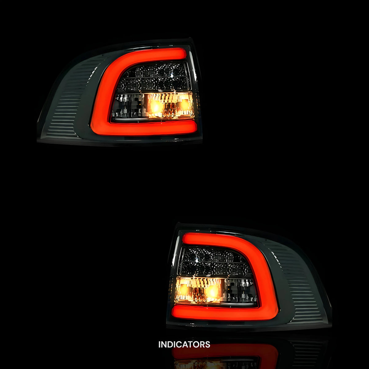 Smoked Tail Lights – Fits Holden Commodore VE VF Wagon (2006–2015) | LH + RH Pair - Blckline Automotive