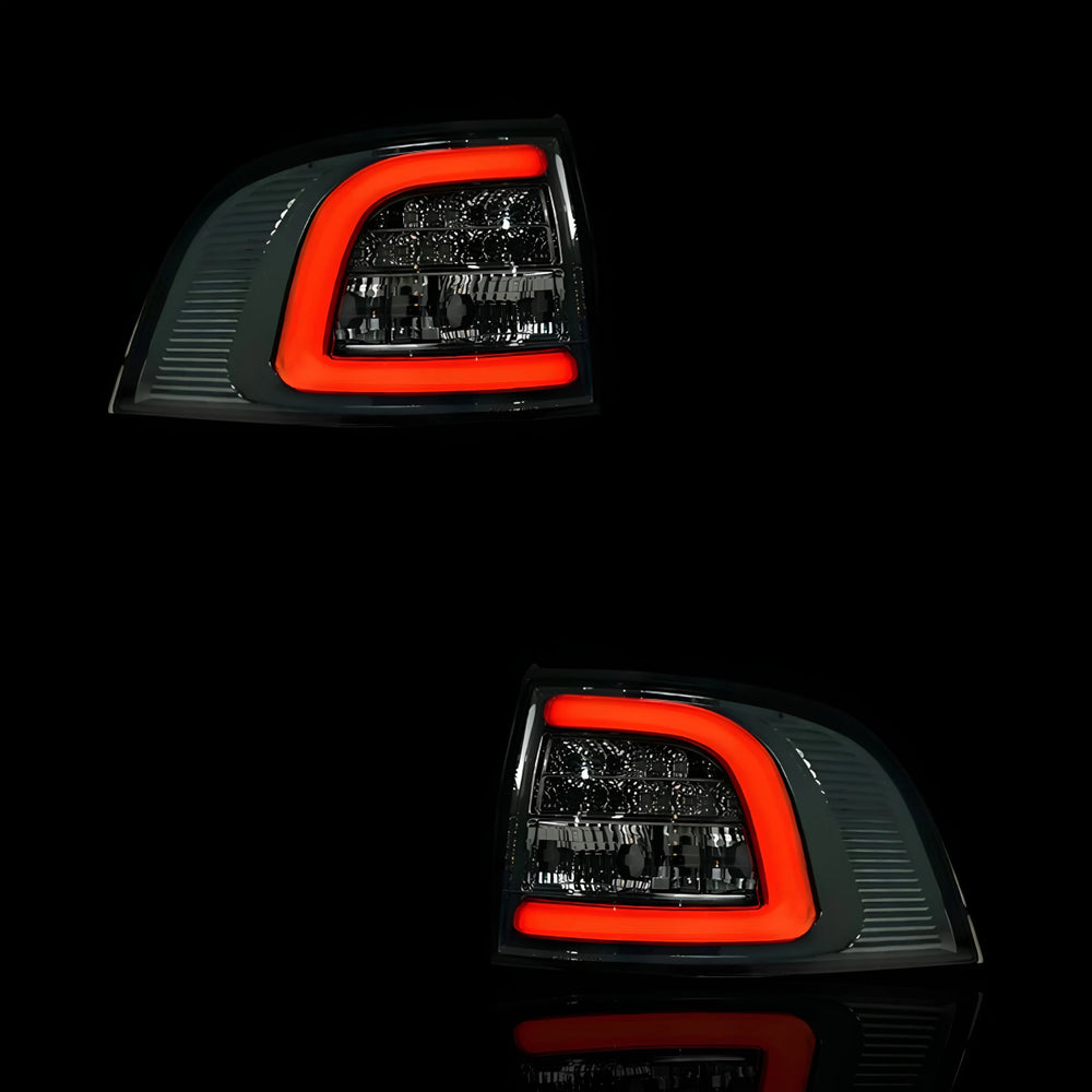 Smoked Tail Lights – Fits Holden Commodore VE VF Wagon (2006–2015) | LH + RH Pair - Blckline Automotive