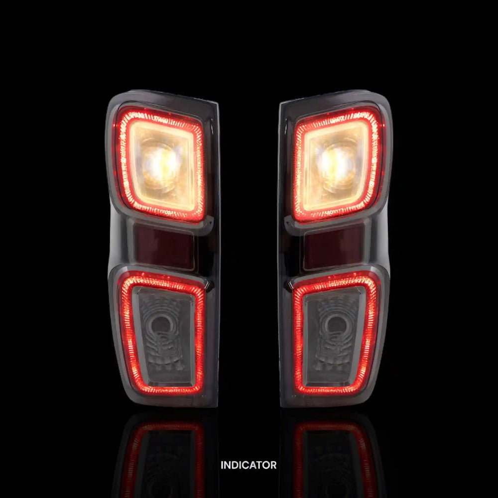 
                  
                    Smoked Tail Lights – Fits Isuzu D - Max (2019 - 2023) | LH + RH Pair - Blckline Automotive
                  
                