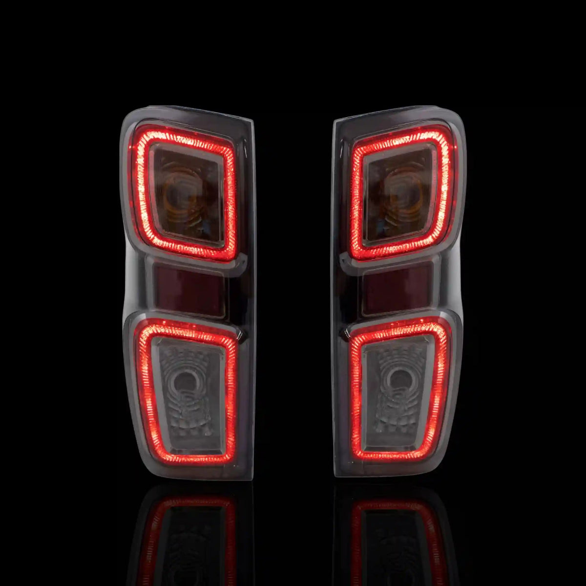 Smoked Tail Lights – Fits Isuzu D - Max (2019 - 2023) | LH + RH Pair - Blckline Automotive