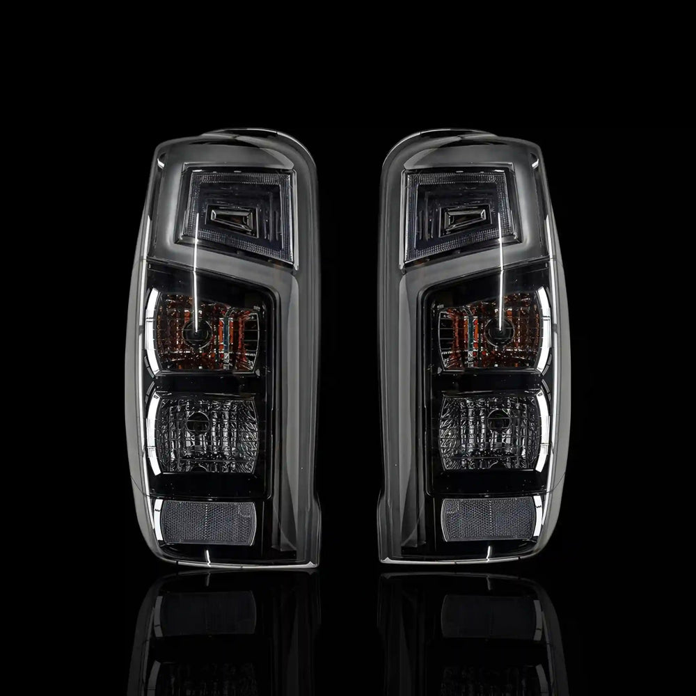 
                  
                    Smoked Tail Lights – Fits Mitsubishi Triton MR (2018 - 2024) | LH + RH Pair - Blckline Automotive
                  
                