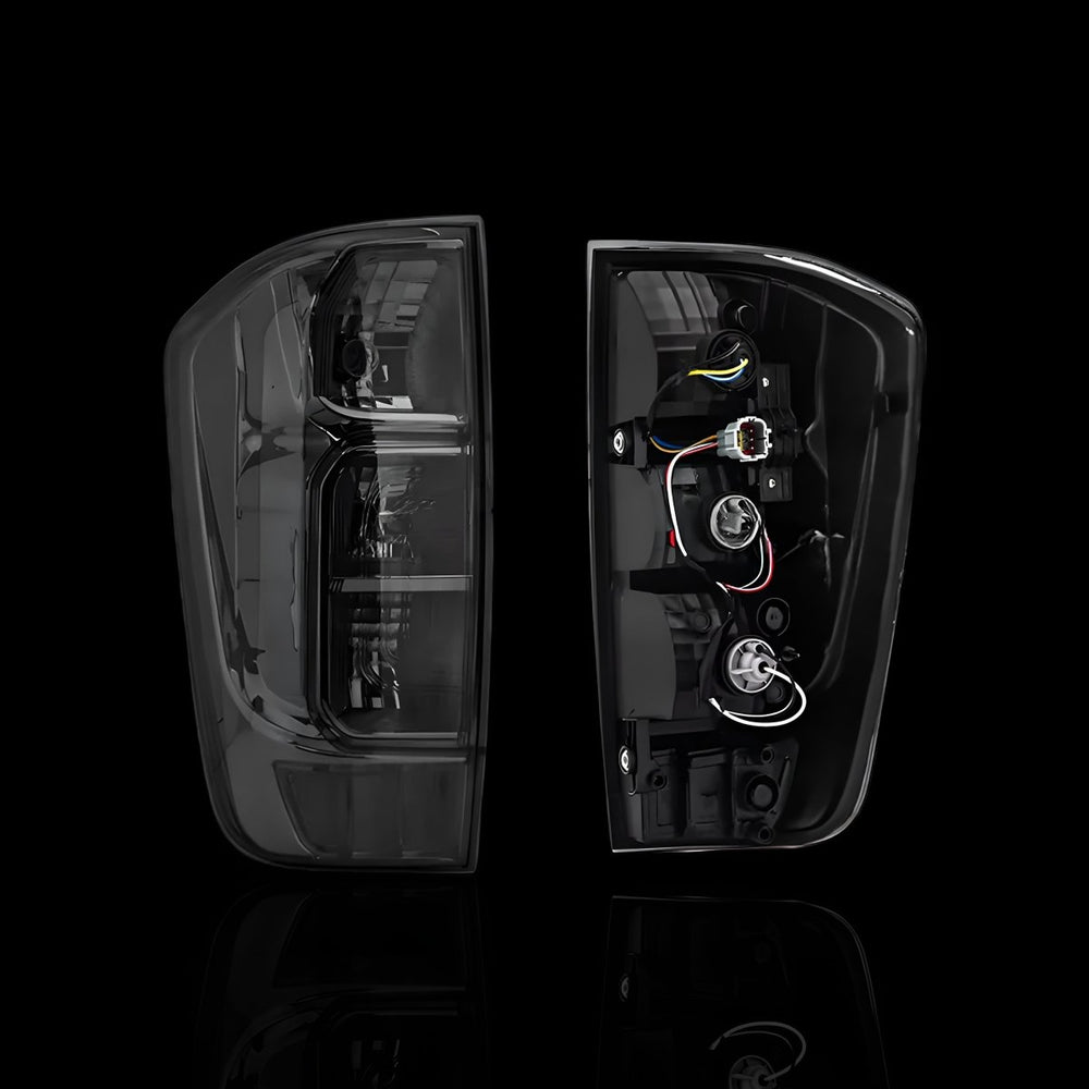 Smoked Tail Lights – Fits Nissan Navara D23 NP300 (2015–2020) | LH + RH Pair - Blckline Automotive