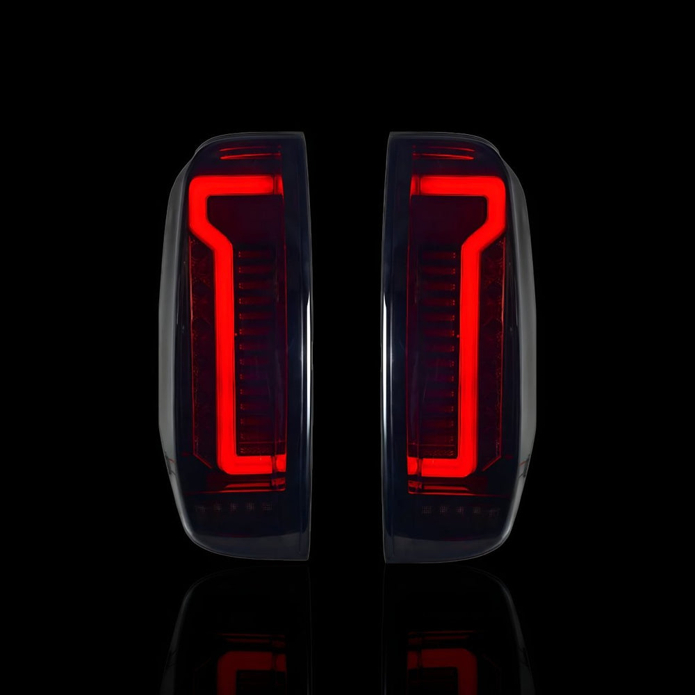 Smoked Tail Lights – Fits Nissan Navara D40 (2005–2016) | LH + RH Pair - Blckline Automotive