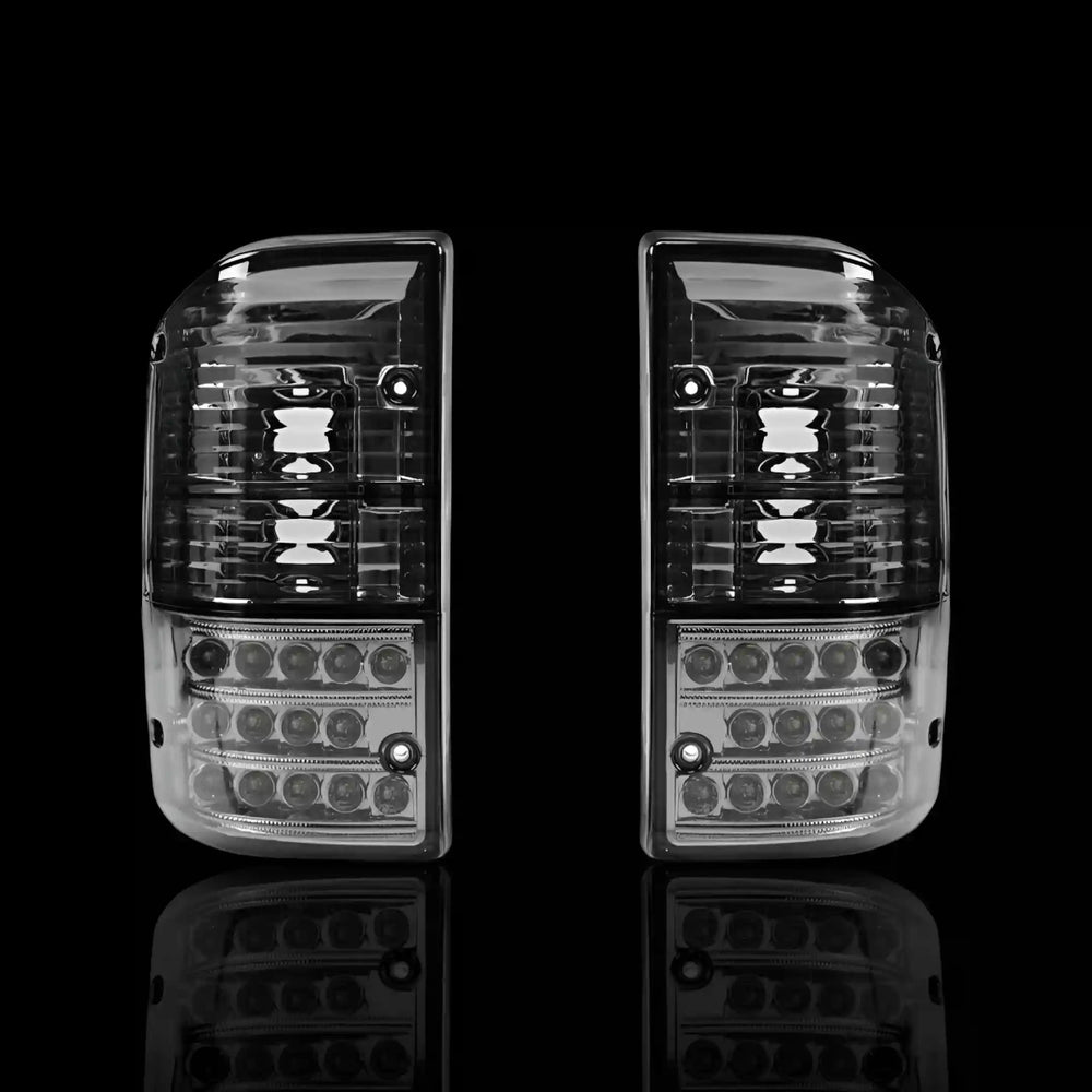 Smoked Tail Lights – Fits Nissan Patrol / Safari GQ Y60 Series 1 & 2 (1988 - 1997) | LH + RH Pair - Blckline Automotive
