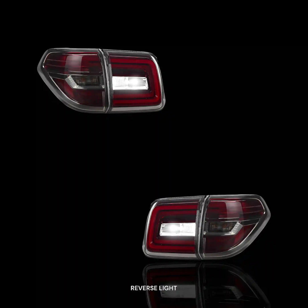 
                  
                    Smoked Tail Lights – Fits Nissan Patrol Y62 Wagon (2012 - 2022) | LH + RH Pair - Blckline Automotive
                  
                