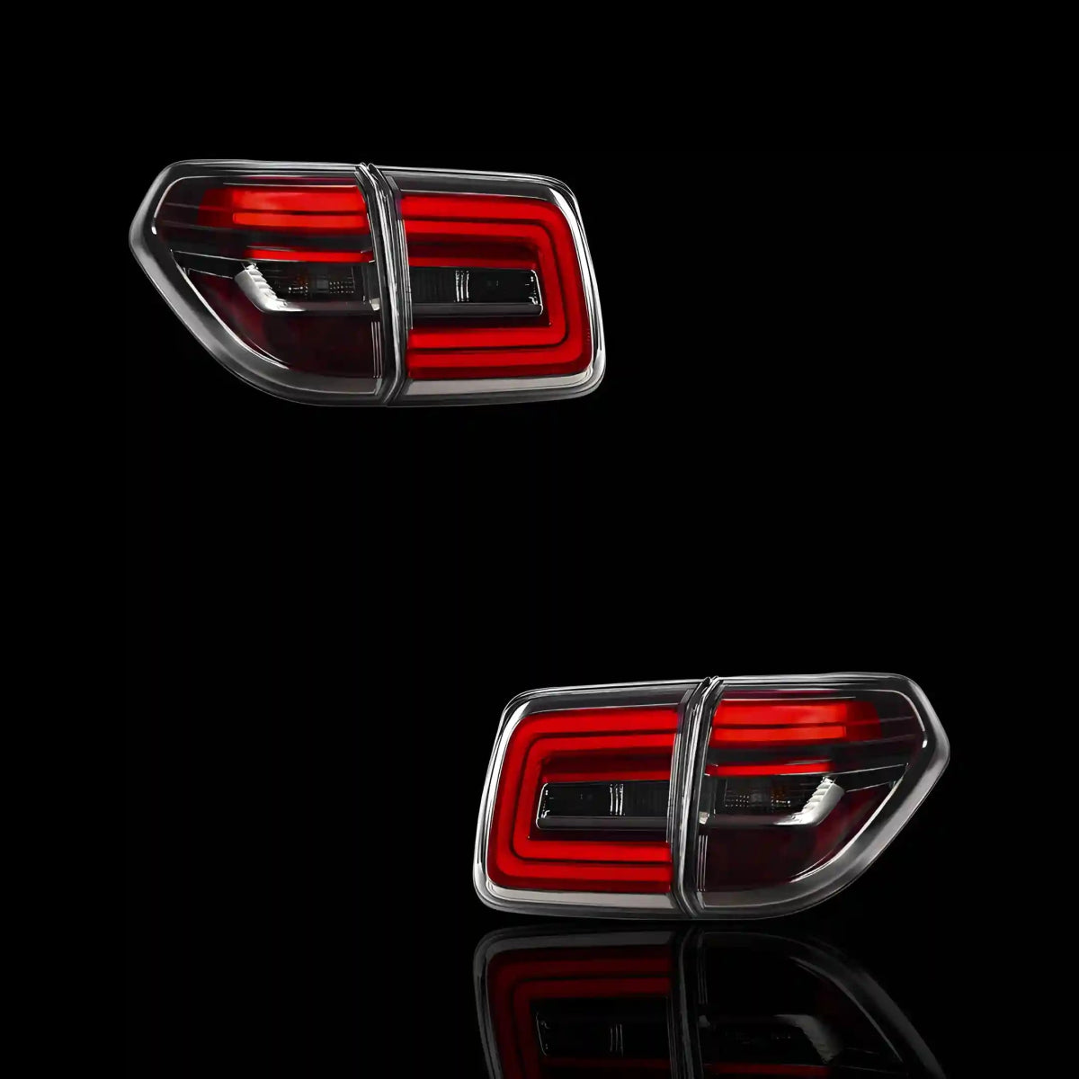 Smoked Tail Lights – Fits Nissan Patrol Y62 Wagon (2012 - 2022) | LH + RH Pair - Blckline Automotive