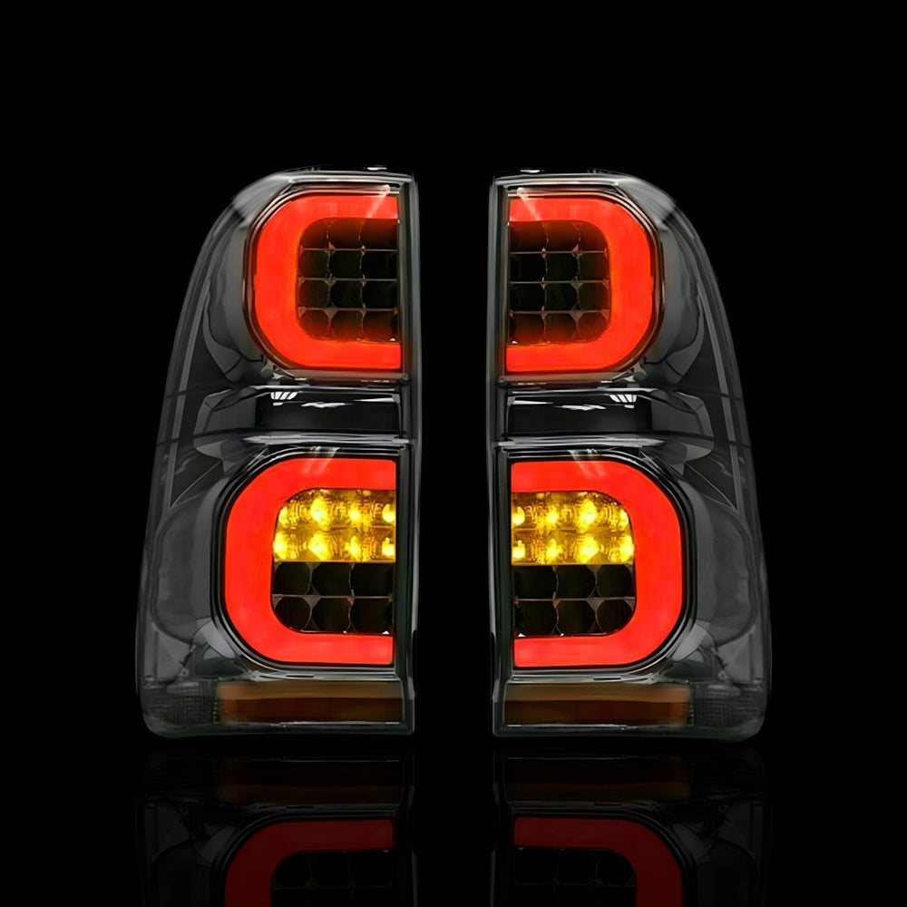 Smoked Tail Lights – Fits Toyota Hilux N70 (2005–2015) | LH + RH Pair - Blckline Automotive