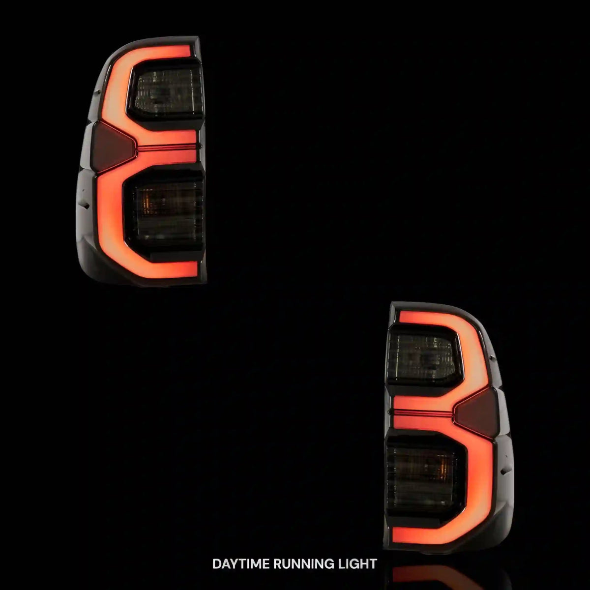 Smoked Tail Lights – Fits Toyota Hilux N80 (2015 - 2020) | LH + RH Pair - Blckline Automotive