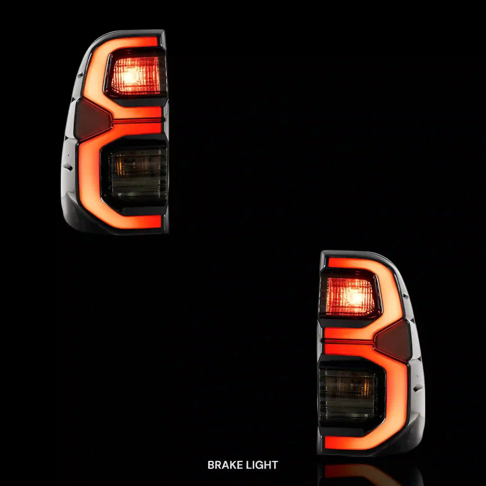 
                  
                    Smoked Tail Lights – Fits Toyota Hilux N80 (2015 - 2020) | LH + RH Pair - Blckline Automotive
                  
                