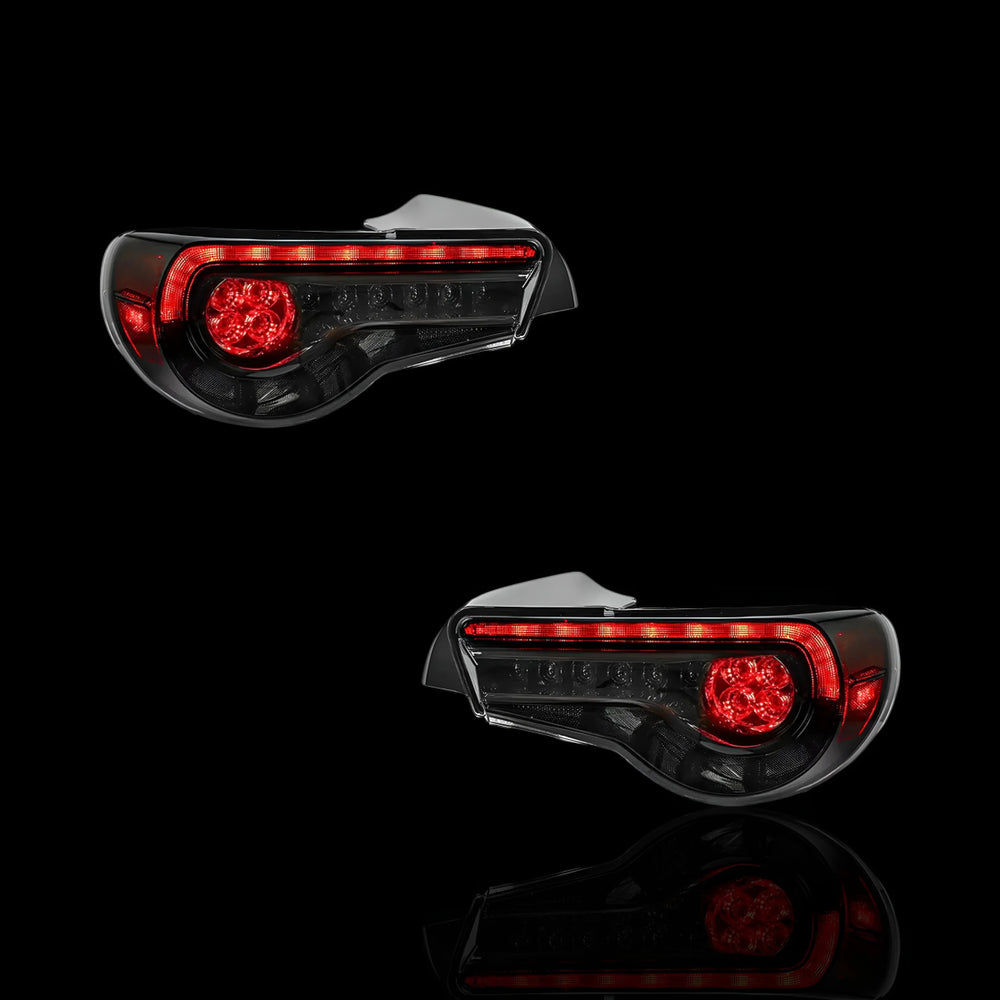 Toyota 86 / ZN6 1st Gen. (2012 - 2021) Sequential Smoked Full LED Tail Lights LH + RH - Blckline Automotive