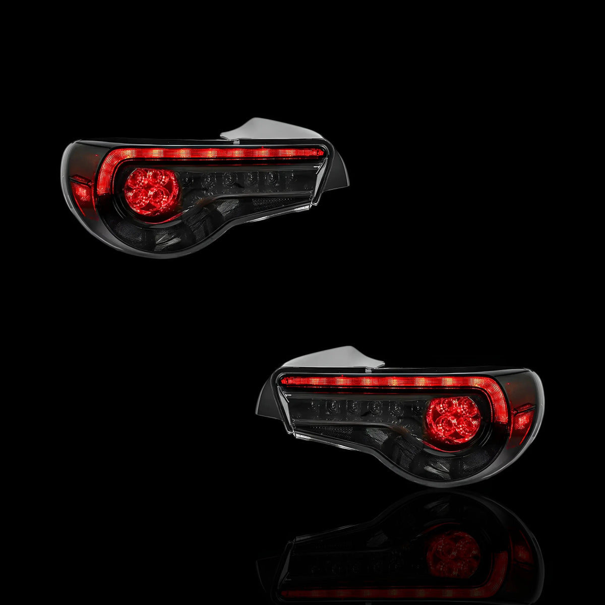 Toyota 86 / ZN6 1st Gen. (2012 - 2021) Sequential Smoked Full LED Tail Lights LH + RH - Blckline Automotive