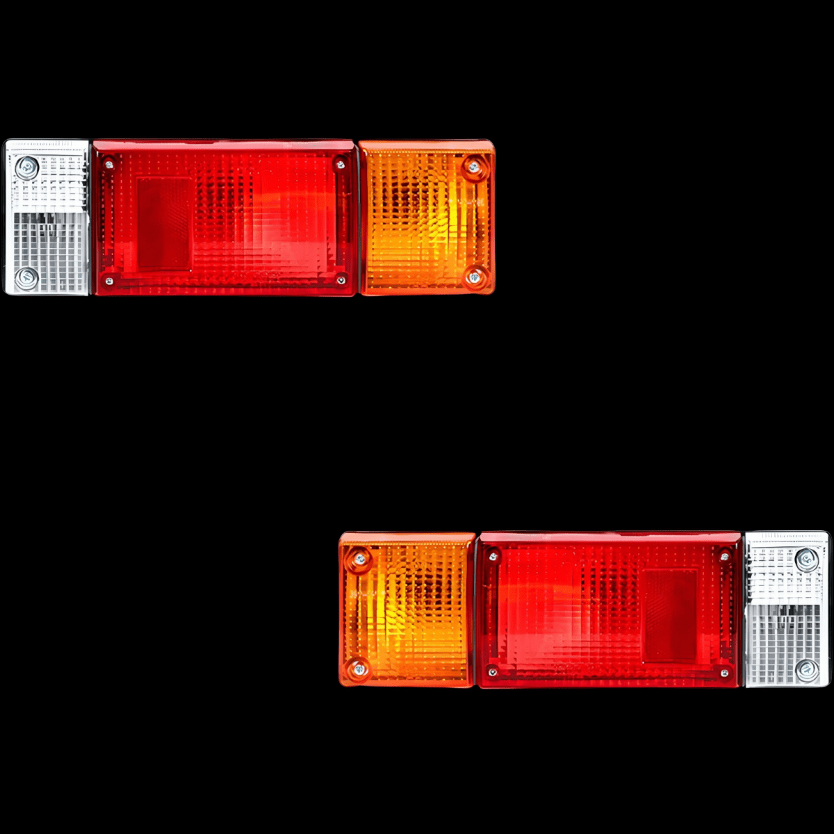 Tray Tail Lights – Fits Nissan Navara D21 / D22 & Patrol MQ / GQ / GU (1984–2017) | LH + RH Pair - Blckline Automotive