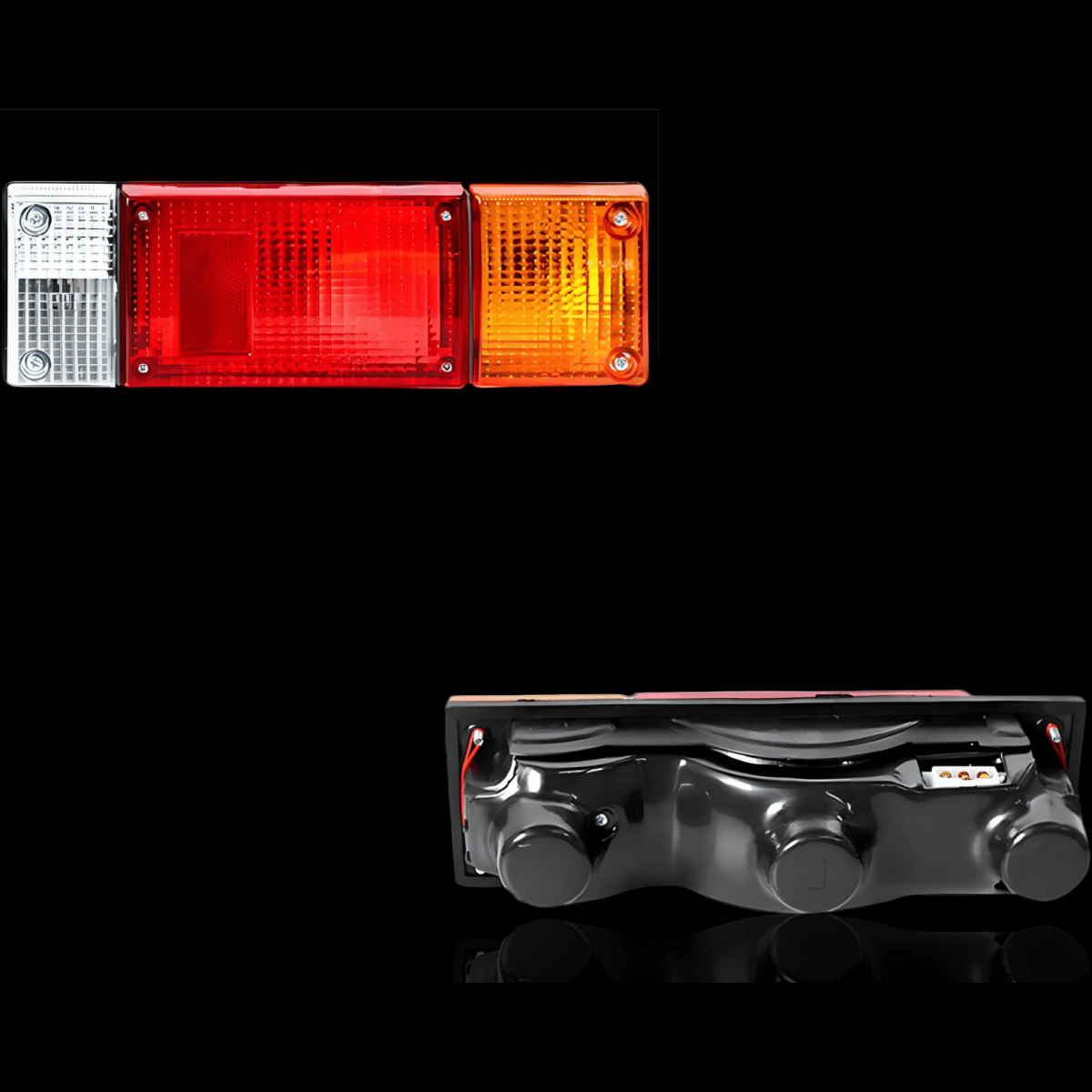 Tray Tail Lights – Fits Nissan Navara D21 / D22 & Patrol MQ / GQ / GU (1984–2017) | LH + RH Pair - Blckline Automotive