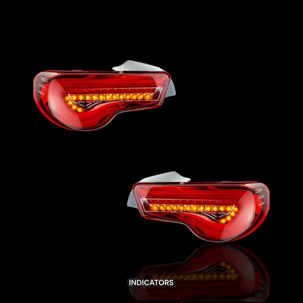 
                  
                    Valenti Sequential Full Red LED Tail Lights – Fits Toyota 86 / ZN6 1st Gen. (2012–2021) | LH + RH Pair - Blckline Automotive
                  
                