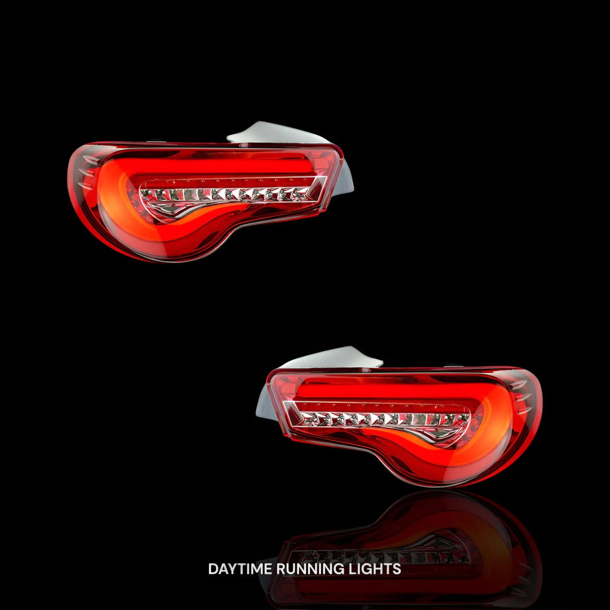 Valenti Sequential Full Red LED Tail Lights – Fits Toyota 86 / ZN6 1st Gen. (2012–2021) | LH + RH Pair - Blckline Automotive