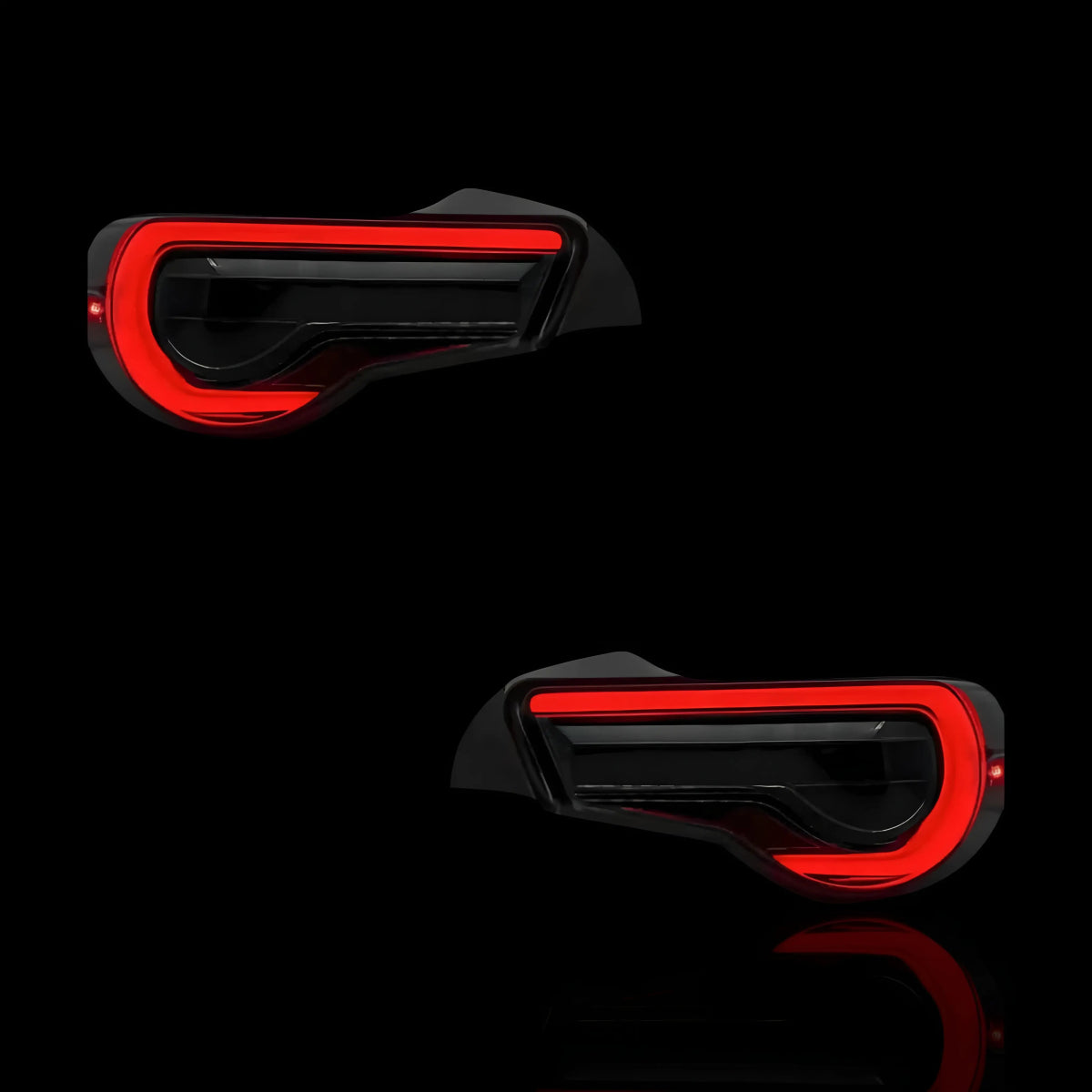 Valenti Sequential Full Smoked LED Tail Lights – Fits Toyota 86 / ZN6 1st Gen. (2012–2021) | LH + RH Pair - Blckline Automotive