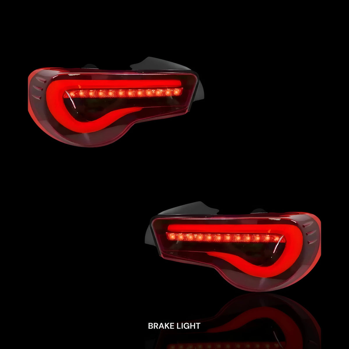 Valenti Sequential Smoked Red Full LED Tail Lights – Fits Toyota 86 / ZN6 1st Gen. (2012–2021) | LH + RH Pair - Blckline Automotive