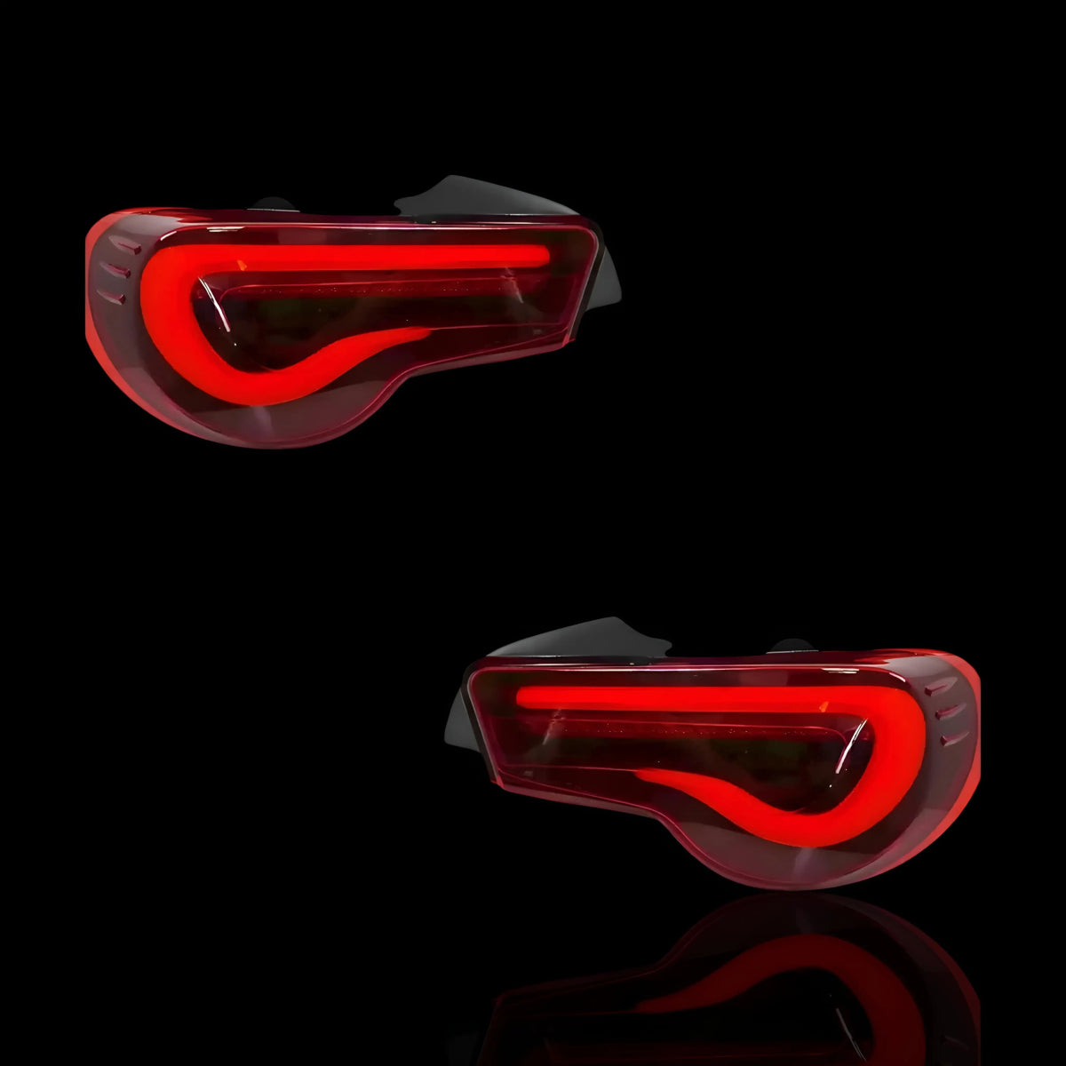 Valenti Sequential Smoked Red Full LED Tail Lights – Fits Toyota 86 / ZN6 1st Gen. (2012–2021) | LH + RH Pair - Blckline Automotive
